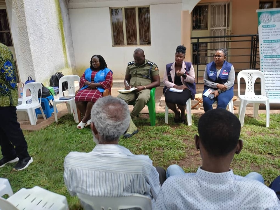 A sessions focused on enhancing security and safety of Sudanese Refugees in Uganda